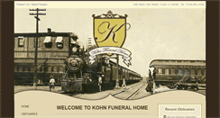 Desktop Screenshot of kohnfuneralhome.com